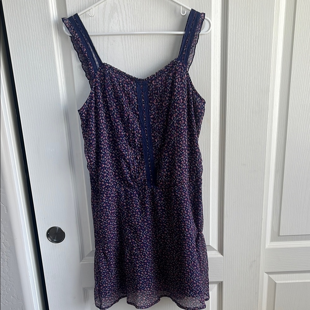 Old Navy Blue Sleeveless Scoop Neck Mini Sundress